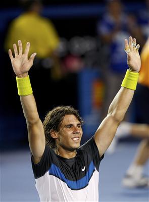 Rafael Nadal Defeats Fernando Verdasco to reach into the Semifinals of Australian Open 2009 Tennis Tournament