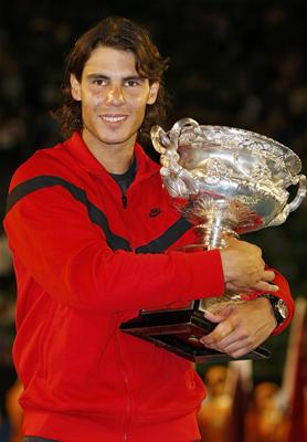 Rafael Nadal wins Australian Open 2009 Men's Title by defeating Roger Federer in the finals