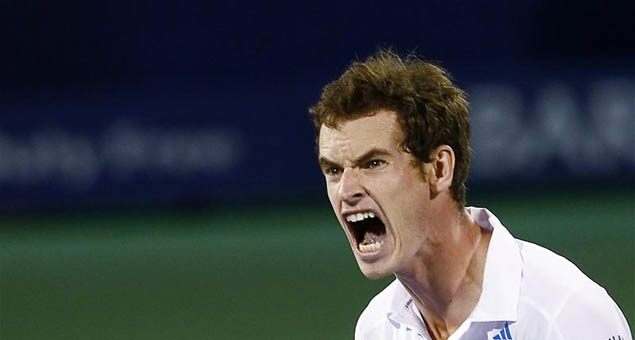 Andy Murray in Dubai Open