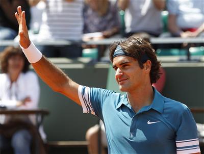 Roger Federer at French Open