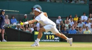 Rafael Nadal defeated Philipp Petschner in 2010 Wimbledon
