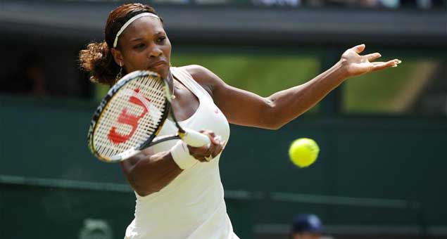 Serena Williams defeated Slovakian Dominika Cibulkova 6-0, 7-5 at Wimbledon 2010