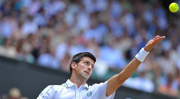 Novak Djokovic at Wimbledon