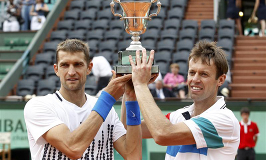 Max Mirnyi of Belarus and Daniel Nestor Won French Open 2011 Double's Title