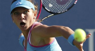 Simona Halep Busts Li Na