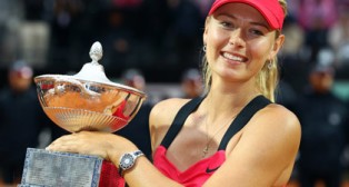 Sharapova retains Italian Open title