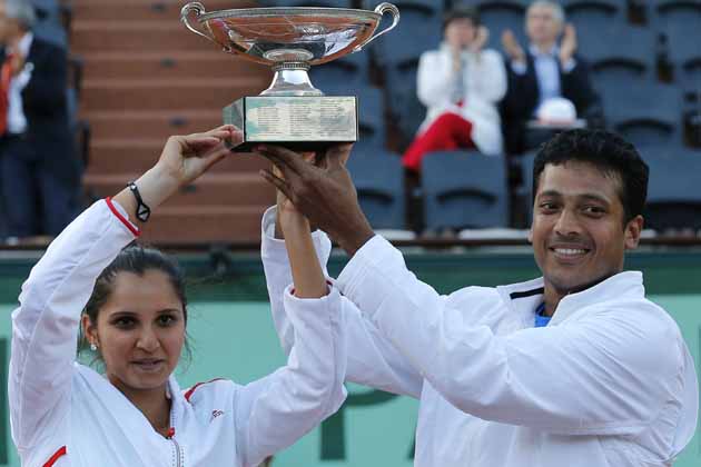 Sania Mirza and Mahesh Bhupathi